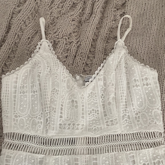 White Lace Dress - Picture 2 of 7